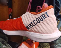 $45 Women’s NikeCourt Air Zoom Zero "Laser Crimson"